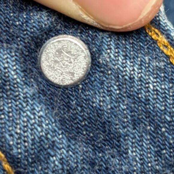 Vintage 80s Levi's 501 Straight Leg Jeans Made in USA 32x28.5 - Picture 9 of 12